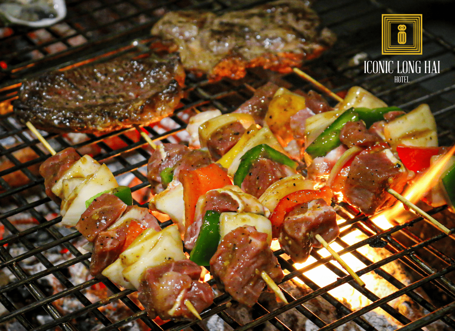 xien thit bo nuong bbq