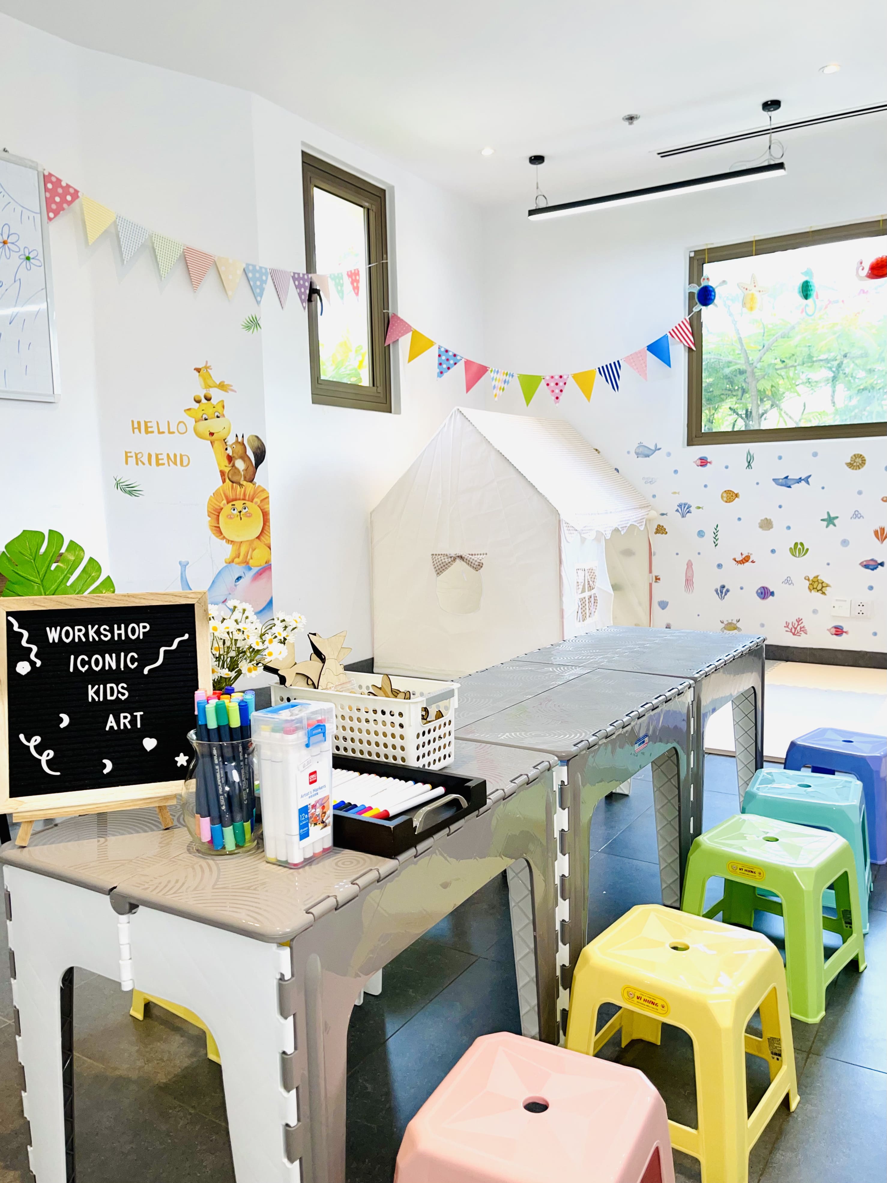 workshop long hai iconic kids art