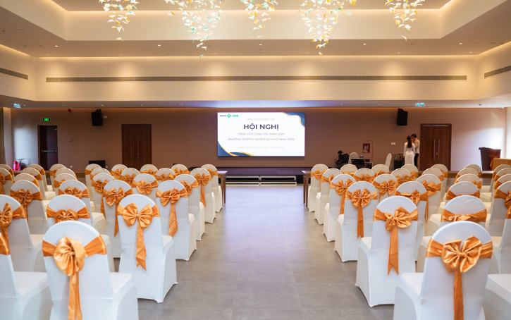 setup sảnh tiệc khu vực long hải